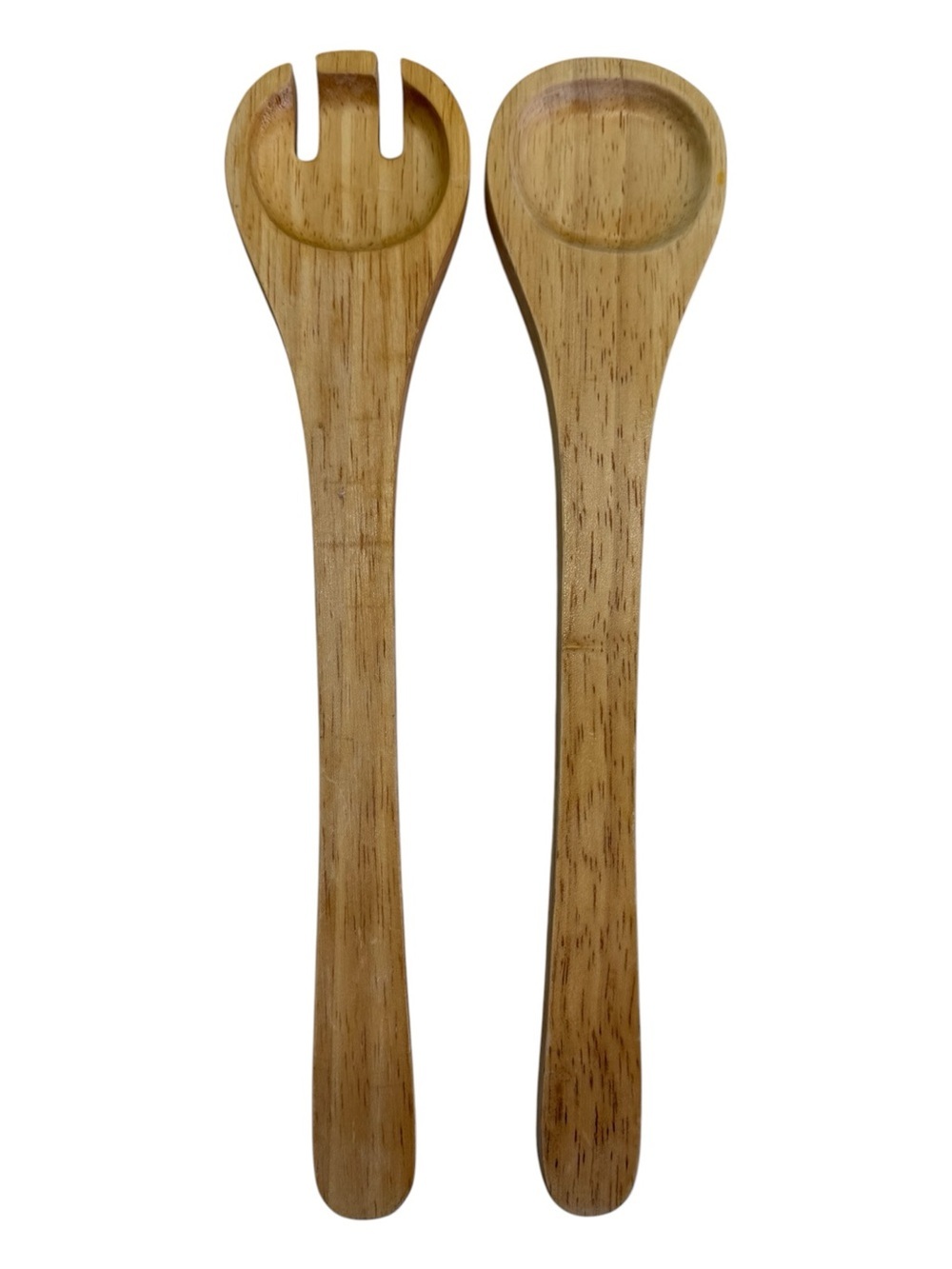 Wood Salad Server Serving Spoons